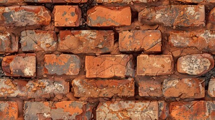 Fototapeta premium seamless texture of textured bricks with a rough or irregular surface, adding depth and character to the design