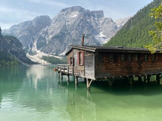 Trentino Alto Adige - lago di Braies (Pragser Wildsee) - 787459762
