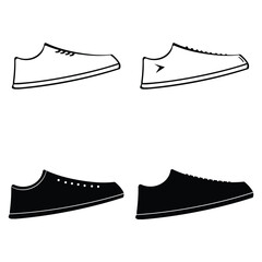 Shoe icon vector
