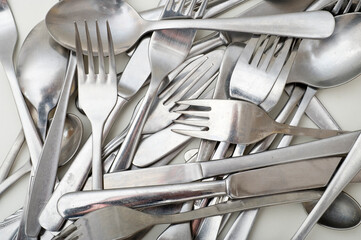 Heap of cutlery
