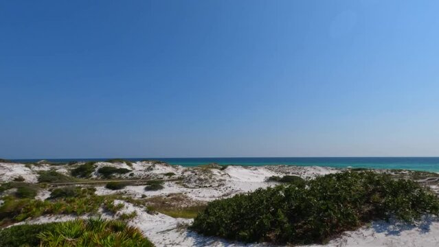 The beautiful Rosemary Beach along highway 30A in Florida USA.
