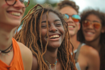 Diverse Candidates Waiting in Line for Job Interview: Front View Portrait of Male and Female Professionals in Casual Denim Attire on Chairs in Office