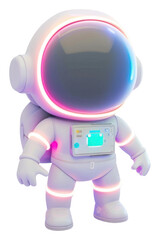 PNG Astronaut glowing outfit robot toy electronics