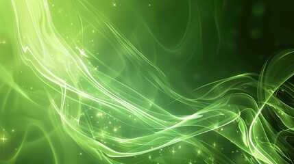 A vivid green abstract background serves as a dynamic wallpaper for desktops, featuring flowing patterns and a soothing color palette to enhance any digital space.

 - obrazy, fototapety, plakaty