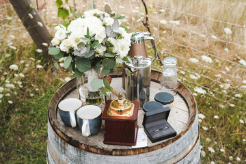 Hochzeit in den Weinbergen