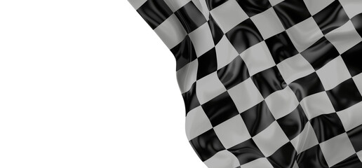 Fototapeta premium Checkered flag, race flag background