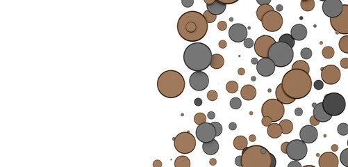 Mesmeric Moments: Mesmeric 3D Illustration Depicting Mesmerizing gold Confetti