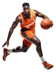 Fotobehang PNG Basketball sports player motion © Rawpixel.com