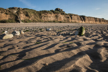 Beach at low tide near Calais