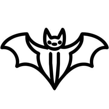 recommend clip art: bat animal outline icons
