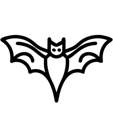 recommend clip art: bat animal outline icons