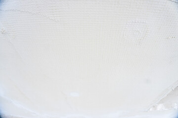 installing rigid styrofoam insulation board for energy saving of the house wall