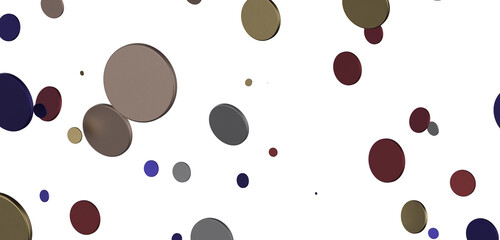 gold  Bliss: Exquisite 3D Illustration of Blissful gold Confetti