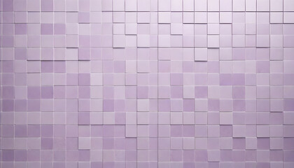 Pale purple mosaic tiles textured background