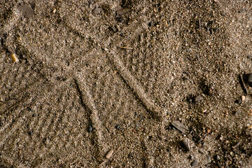 footprint in the sand