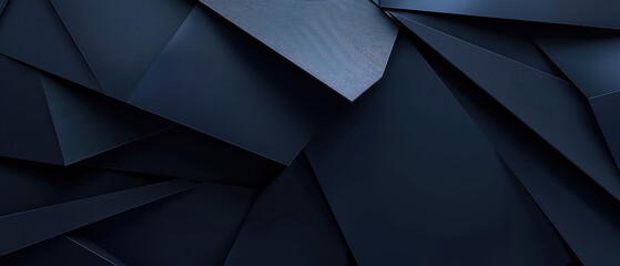 Geometric shapes and textures in dark blue hues