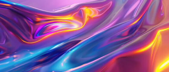 Flowing multicolored abstract liquid texture