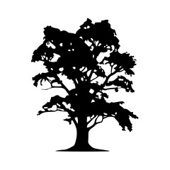 Tree Silhouette Vector Clipart