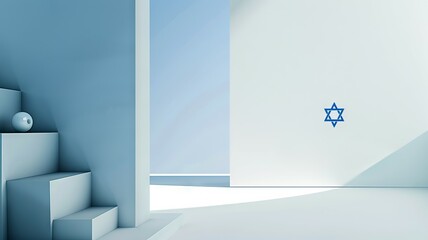 Israeli Flag and Symbolic Banner