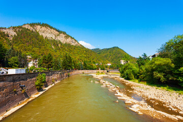 Borjomi resort town in south central Georgia