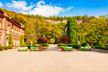 Borjomi resort town in south central Georgia