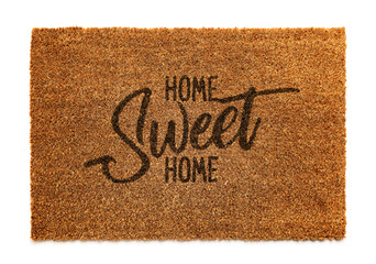 Home Sweet Home -Welcome Mat on white background