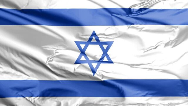 flag waving of Israel