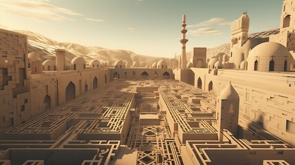 an interactive AI artwork allowing users to explore the enigma of Madina Munawara
