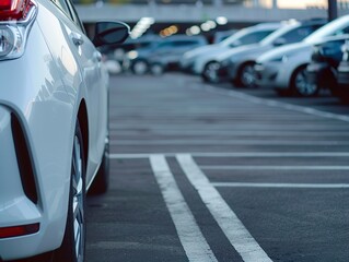 Fototapeta premium cars on the street