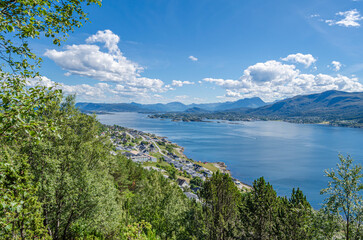Landscape in Alesund, Norway