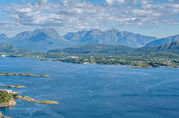 Landscape in Alesund, Norway