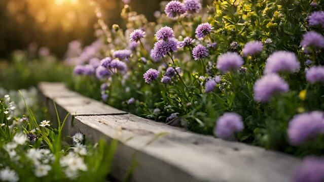 spring flowers in the garden