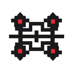 Obraz premium Athletic icons Pixel perfect