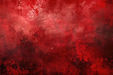 Abstract Red Paint Grunge Texture Design Background 