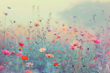 Field of Flowers Under Sky