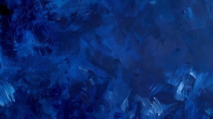 Dynamic blue brush strokes on canvas texture. Deep blue textured brush strokes on canvas, evoking the fluidity of movement in abstract art