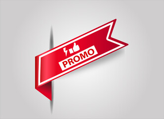 red flat Sale web banner for promo banner and poster