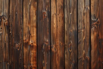 Fototapeta na wymiar Brown wood texture background. Rustic brown wooden board pattern