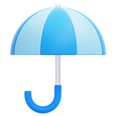 PNG 3D Umbrella icon isolated on a white background