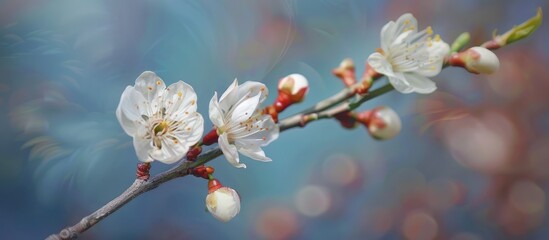 Blossoming in the spring