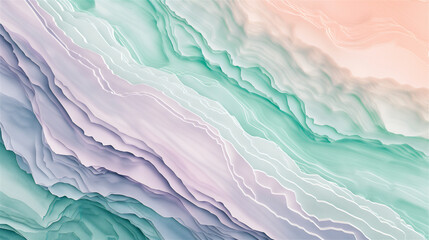 Layered rock strata background texture gradient in pastel colours - obrazy, fototapety, plakaty