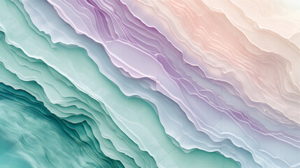 Layered rock strata background texture gradient in pastel colours - obrazy, fototapety, plakaty