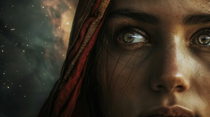 Samyaza and the watchers from the book of enoch. Ancient biblical character from biblical time. Religious evil entity illustrating His power over darkness