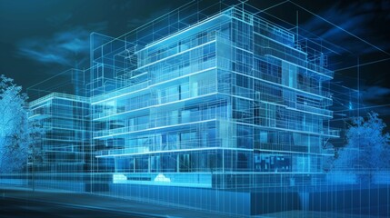 Modern Building With Glass Roof