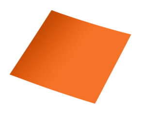 PNG orange sticky note, transparent background