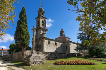 San Bieito church in the medieval village of Allariz, Orense, Galicia, Spain.