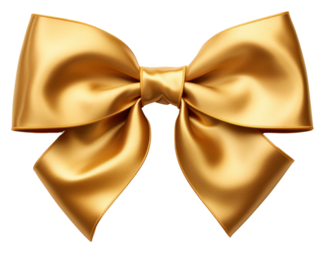 PNG Gold bow white background celebration. 