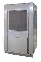 Fototapeta premium Industrial air conditioner unit compressor isolated on a transparent background