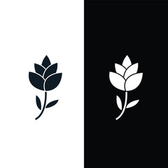Lotus icon vector logo design template