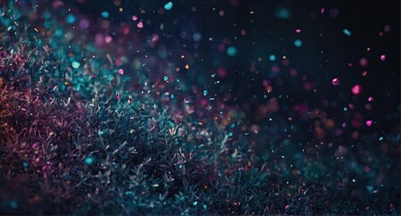 Abstract Background Wintery Cosmic Sprinkles

